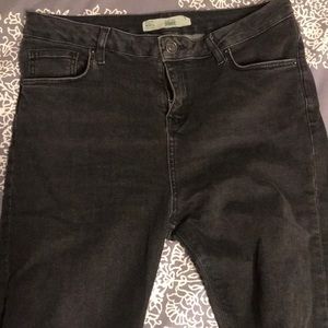 Faded black wash Jamie Jeans from top shop